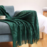 KNITTED JACQUARD SOFA BLANKET NAP BLANKET_CWMM0191
