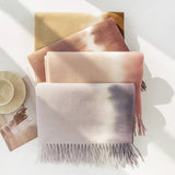 CHIC CASHMERE FEEL SCARF FAUX WOOL WINTER SHAWL_CWASC0435