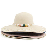 Women Pastoral Style Vacation Straw Hat_Cwah1200