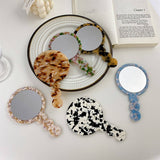 GEOMETRIC ACETATE HANDHELD MIRROR RETRO DESIGN_CWMM6389