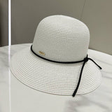SUMMER ENCRYPTED STRAW SUN PROTECTION HAT_CWAH3509