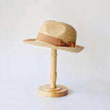 SUMMER BOW FASHIONABLE ALL MATCH STRAW HAT_CWAH3486