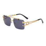 FASHION LEOPARD FRAMELESS TRIMMED SUNGLASSES_CWASG0618