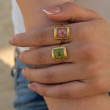 IMMORTAL FLOWER STAINLESS STEEL RINGS FOR WOMEN_CWAJE0610