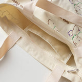 CUTE CARTOON CANVAS TOTE BAG FOR GIRLS LARGE_CWAB5659