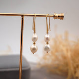 BAROQUE SHAPED FRESHWATER PEARL NECKLACE SET_CWAJE1666