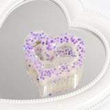 HEART STAR GLITTER HAIR CLAW SWEET BACK BUN CLIP_CWAHA2315