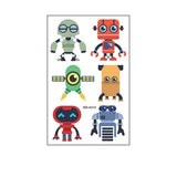 CUTE WATERPROOF TEMPORARY TATTOO STICKERS SET_CWMM8372