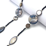 BEADED SHELL GLASS RICE BEADS GLASSES LANYARD_CWMM1171