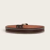 Cwabe0560_Punk Belt With Silver Studs