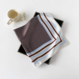 SWEET FLORAL SATIN SCARF 70CM SQUARE NECK WRAP_CWASC0823