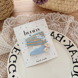 Fabric Flower Hair Clip Elegant Side Bang Pin_Cwaha08325