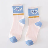 NEW ARRIVAL CLOUD COLLEGE STYLE MIDDLE TUBE SOCKS_CWMS1419