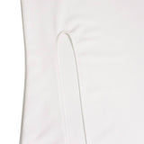 ONESHOULDER RUFFLE SLEEVE SLIMFIT DRESS WITH TRAIN_CWDMD3679