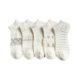 White Boat Socks Hollow Mesh Invisible Socks_Cwms0533