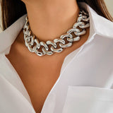 Punk Trend Cool Hip-Hop Thick Chain Necklace_Cwaje1167