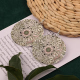 SWEET GIRL COLORFUL FLOWER ACRYLIC EARRINGS_CWAJE3993