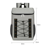 LARGE INSULATED OXFORD BACKPACK WITH COOLER LINER_CWAB5436