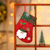RETRO CARTOON SMALL CHRISTMAS STOCKING GIFT BAG_CWMM1893
