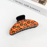 GOTHIC HALLOWEEN CLAW CLIP PUMPKIN GHOST DESIGN_CWAHA1443