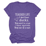 Womens Teacher Life I Dont Funny Tee_Cwttsl0487