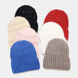 OUTDOOR COLD PROOF CURLED SEQUINED KNITTED HAT_CWAH1604
