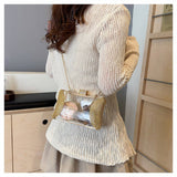 CELEBRITY EVENING BAG DIAMOND CHAIN CLUTCH_CWAB3255