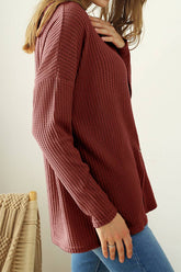 Women Fashion Long Sleeved Sweater_Cwtstl715