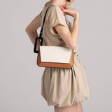 GEOMETRIC SPLICING SMALL SQUARE BAG SHOULDER BAG_CWAB1935