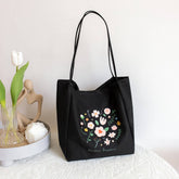 FLORAL CANVAS TOTE BAG FOR WOMEN LARGE CAPACITY_CWAB5621