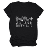PRINTED CREW NECK TEE WE ALL GROW GRAPHIC_CWTTS1493