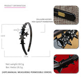 ACETATE FIVE POINTED STAR DIAMOND HEADBAND_CWAHA4357