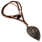 Vintage Creative Leaf Leather Necklace_Cwmm4622