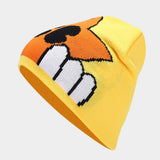FIVE POINTED STAR CARTOON KNITTED HAT_CWAH1600