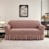 PUCKERED SKIRT SOFA COVER THICK STRETCHY_CWMM8321