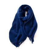 FASHION SCARF SOFT FAUX CASHMERE WITH TASSELS_CWASC0174