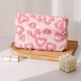 Cute Plush Heart Makeup Cosmetic Pouch Bag_Cwab06092