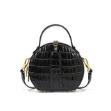 New Crocodile Pattern Crossbody Small Round Bag_Cwab3626