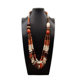 RETRO ETHNIC STYLE WOODEN MULTI LAYER NECKLACE_CWMM4852