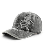 Cwah3216_Personalized Retro Solid Color Washed Baseball Cap