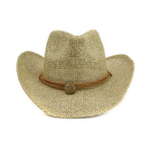 Western Cowboy Sun Shading Straw Hat_Cwah1248