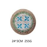 HAND WOVEN RATTAN DESSERT CREATIVE FRUIT PLATE_CWMM4532