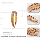 ACETATE HAIR ACCESSORIES WIDE HEADBAND_CWAHA4359