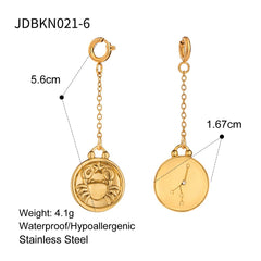 JEWELRY TWELVE CONSTELLATIONS BIKINI DIY PENDANT_CWMM4681