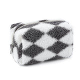 CHECKERBOARD LARGE CAPACITY MAKEUP BAG STORAGE BAG_CWAB1212