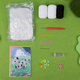 White Balloon Dog Doll Crochet Material Pack_Cwmm0820