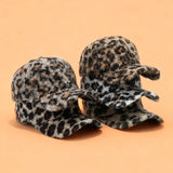 Women¡¯S Leopard Print Baseball Cap Retro Duckbill_Cwah04725
