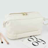 FASHION PORTABLE DOUBLE COSMETIC BAG_CWAB1092