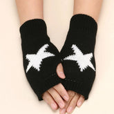 ACRYLIC STAR ARM SLEEVES WARM FINGERLESS DESIGN_CWAG0085