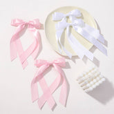 CHILDRENS DOUBLE LAYER RIBBON BOW HAIRPIN_CWAHA2343